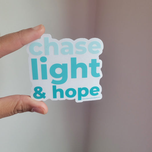 Chase light & hope- Rainbow Suncatcher