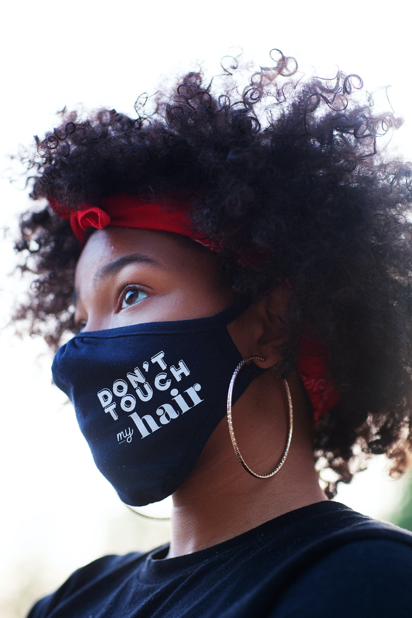 Don't Touch My Hair Face Mask- Adult and Youth Sizes
